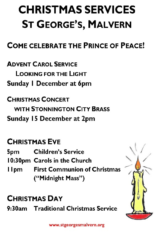 Advent  & Christmas Services 2024